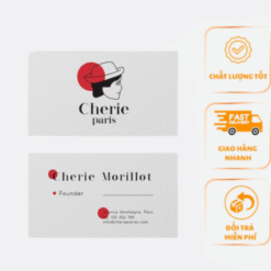 In danh thiếp không cán màng đẹp