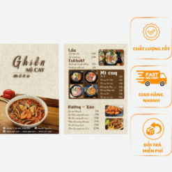 Menu Tờ Rời in nhanh